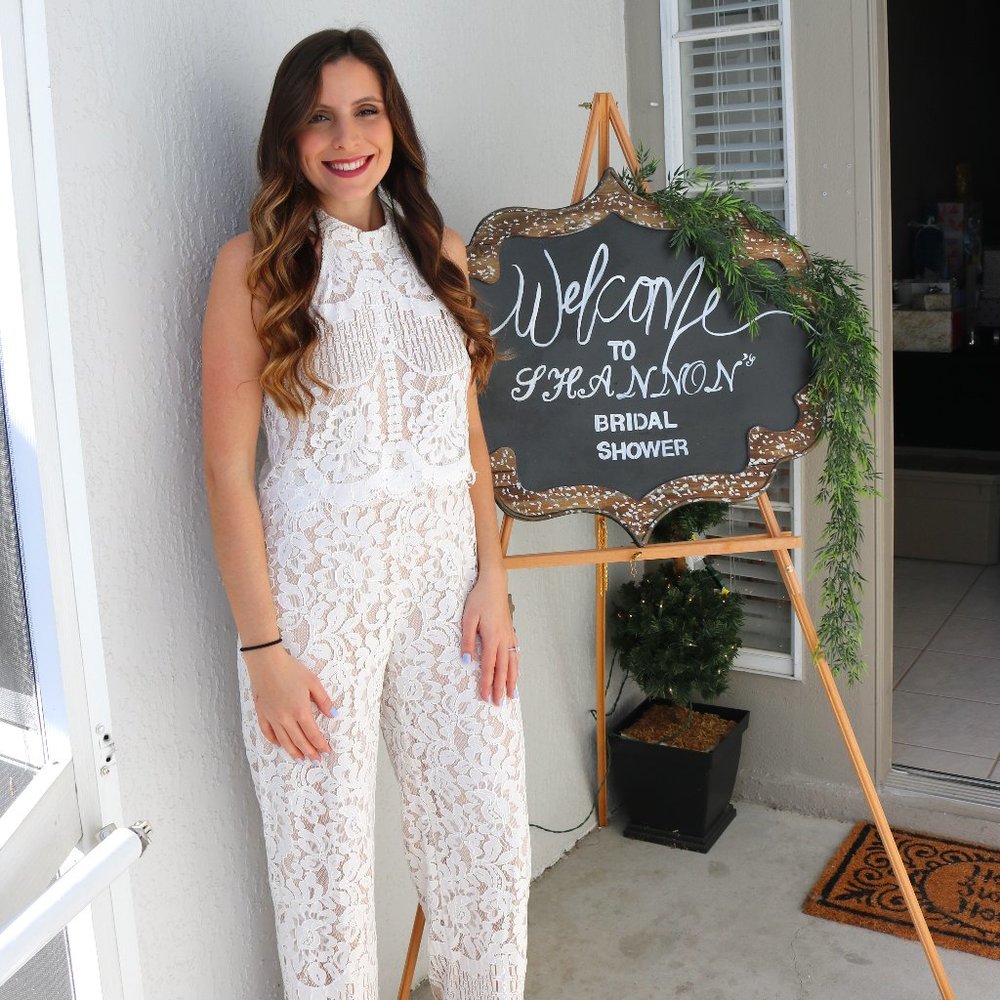 White Lace Jumpsuit
